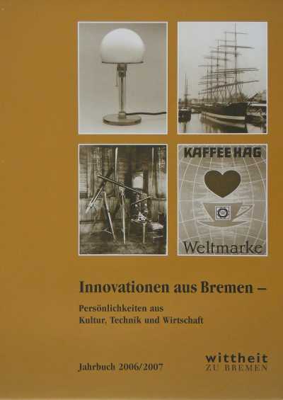 Abbildung zeigt die Titelseite des Jahrbuchs Innovationen aus Bremen